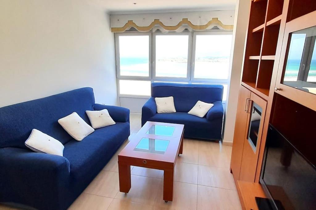 Apartamento Vistas Al Mar Con Piscina Y Terraza Foz Buitenkant foto